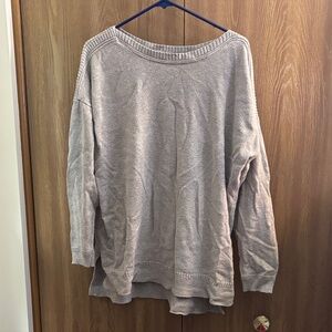🎃 Old Navy Off-the-Shoulder Light Gray Sweater